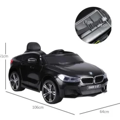 Homcom - Coche Eléctrico Infantil BMW 6GT HomCom