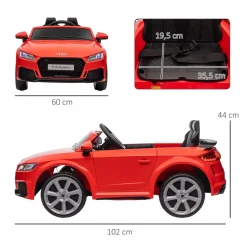 Homcom - Coche Eléctrico Infantil Audi TT HomCom