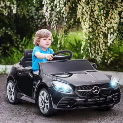 Homcom - Coche eléctrico Mercedes SLC 300 Negro con mando