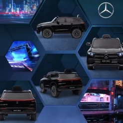 Homcom - Coche Eléctrico Mercedes-Benz EQA Negro