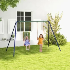 Homcom - Columpio infantil doble asiento