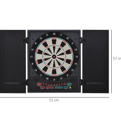 Homcom - Diana electrónica 12 dardos