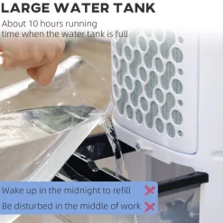 Homcom - Enfriador de Aire Portátil 3,5L