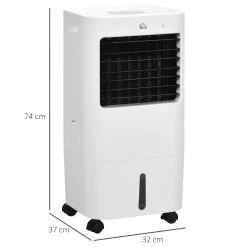 Homcom - Enfriador de Aire Portátil 15L