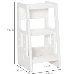 Homcom - Escalón elevador Taburete aprendizaje
