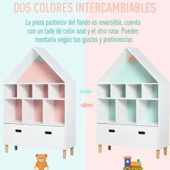 Homcom - Estantería de madera