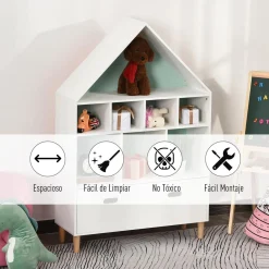 Homcom - Estantería de madera