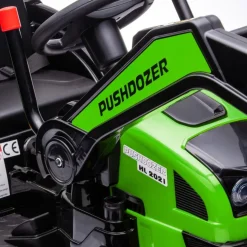 Homcom - Excavadora Tractor Vehículo de batería Verde