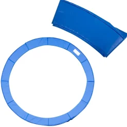 Homcom - Funda acolchada de protección borde camas elásticas 366 cm Azul