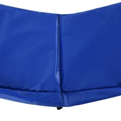 Homcom - Funda acolchada de protección borde camas elásticas 244 cm Azul