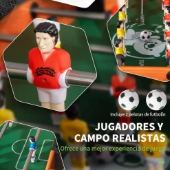 Homcom - Futbolín de mesa 118 x 104 cm