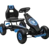 Homcom - Go Kart con pedales azul-negro