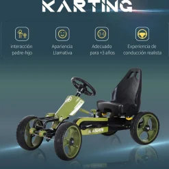 Homcom - Go-Kart a pedales para niños