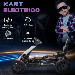 Homcom - Kart eléctrico infantil