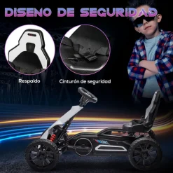 Homcom - Kart eléctrico infantil