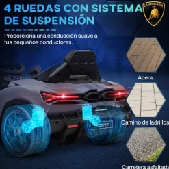 Homcom - Lamborghini Revuelto eléctrico Gris con mando