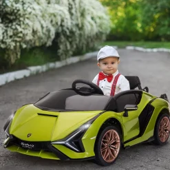 Homcom - Lamborghini SIAN eléctrico verde
