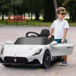 Homcom - Maserati MC20 eléctrico Blanco con mando