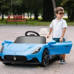 Homcom - Maserati MC20 eléctrico Azul con mando