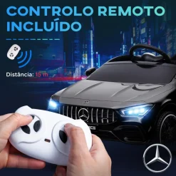 Homcom - Mercedes Benz AMG CLA 45 eléctrico Negro con mando