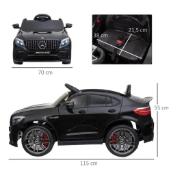 Homcom - Mercedes GLC Coupe Batería con control remoto