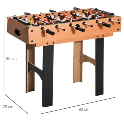 Homcom - Mesa multijuegos 4 en 1