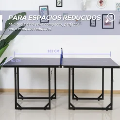 Homcom - Mesa Ping Pong plegable con red