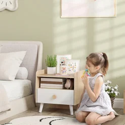 Homcom - Mesilla de noche infantil