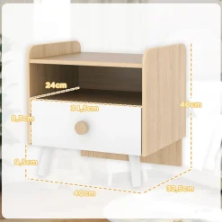 Homcom - Mesilla de noche infantil