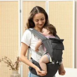 Homcom - Mochila portabebés ajustable