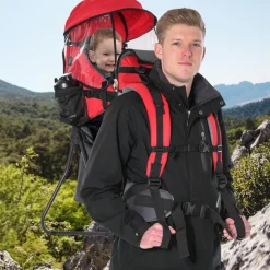 Homcom - Mochila portabebés plegable