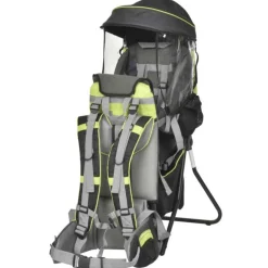 Homcom - Mochila Portabebés Plegable con Dosel