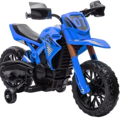 Homcom - Moto eléctrica batería 6 V Azul