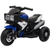 Homcom - Moto eléctrica batería 3 ruedas Trimoto Negro y Azul