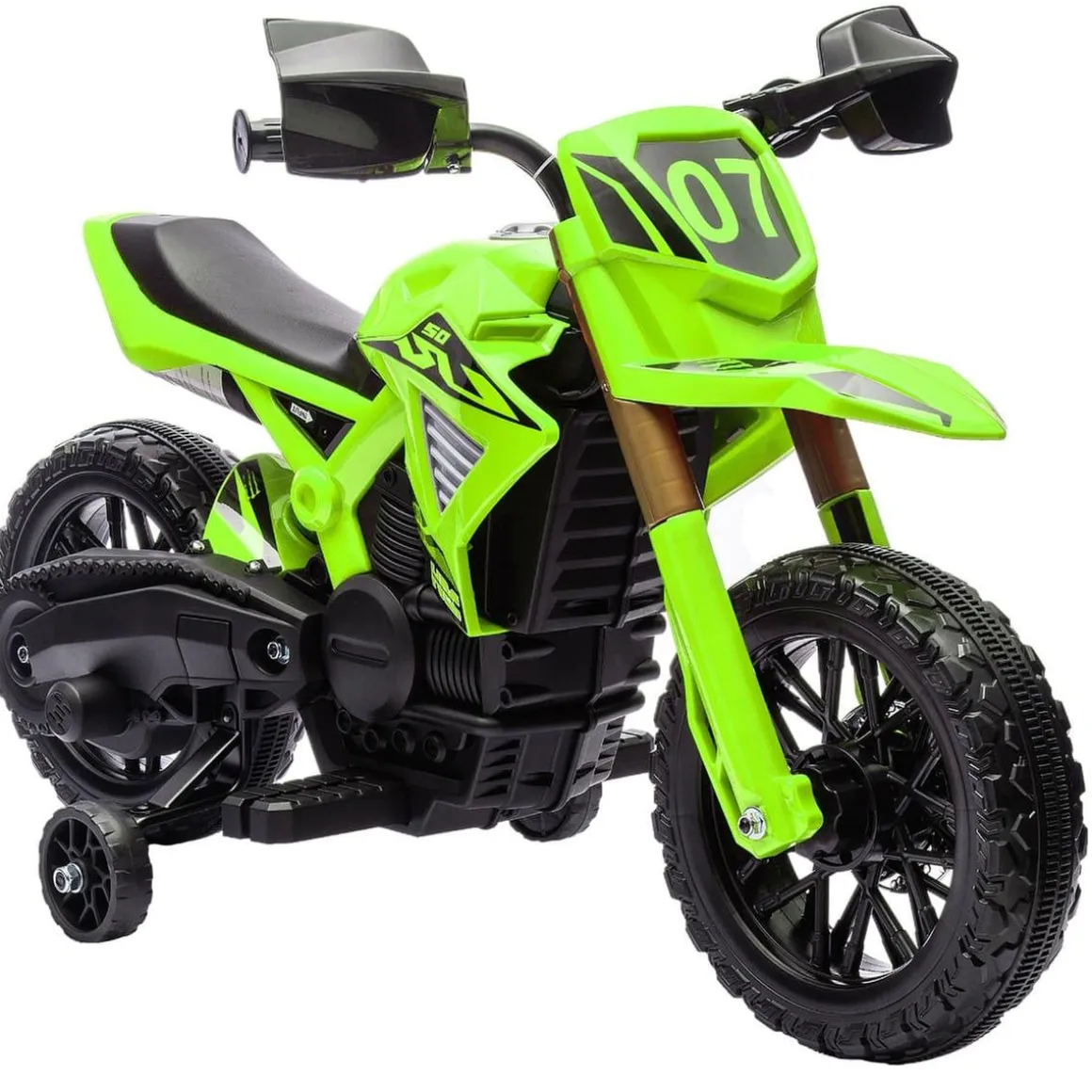 Homcom - Moto eléctrica batería 6 V Verde