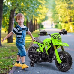 Homcom - Moto eléctrica batería 6 V Verde