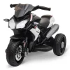 Homcom - Moto eléctrica batería 3 ruedas Trimoto Negro y Blanco