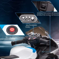 Homcom - Moto eléctrica BMW HP4 azul