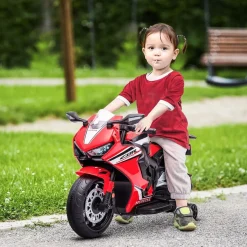 Homcom - Moto eléctrica Honda roja