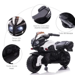 Homcom - Moto eléctrica infantil