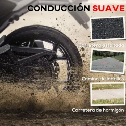 Homcom - Moto eléctrica infantil Honda Rojo/Negro