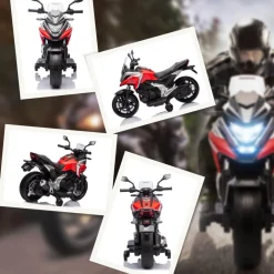 Homcom - Moto eléctrica infantil Honda Rojo/Negro