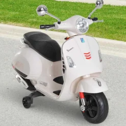 Homcom - Moto Eléctrica Infantil Blanco HomCom