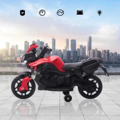 Homcom - Moto Eléctrica para Niños 6V