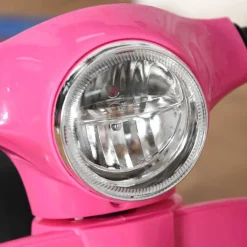 Homcom - Moto Eléctrica Vespa rosa
