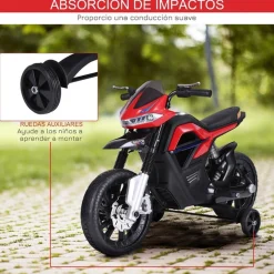 Homcom - Moto infantil eléctrica Trial con batería