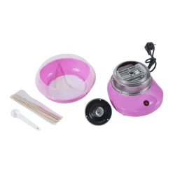 Homcom - Máquina Rosa de Algodón de Azúcar