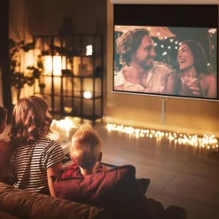 Homcom - Pantalla de proyección 100'' Blanco