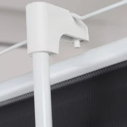 Homcom - Pantalla de proyección 100'' con soporte Blanco