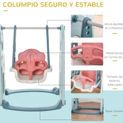 Homcom - Parque infantil de actividades 3 en 1